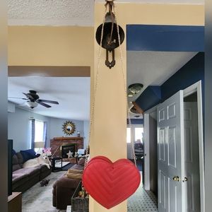 Shein Red Heart Purse